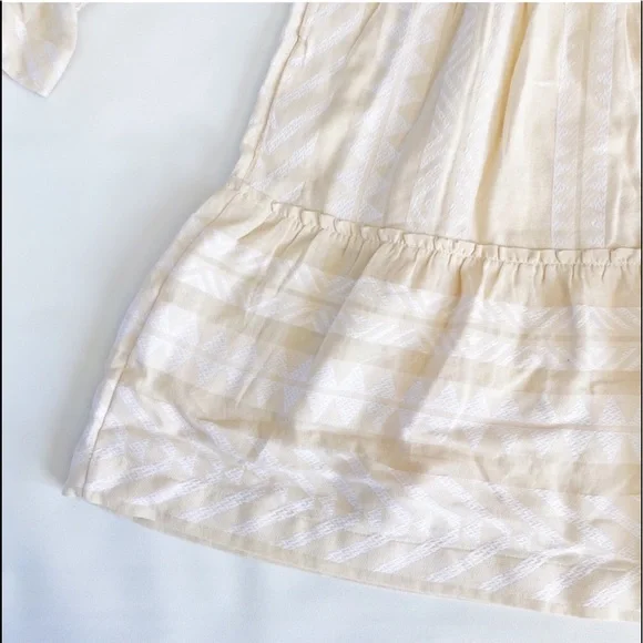 Anthropologie Maeve Dominique Boho Tunic Dress in Beige- Size Small - Picture 9 of 14